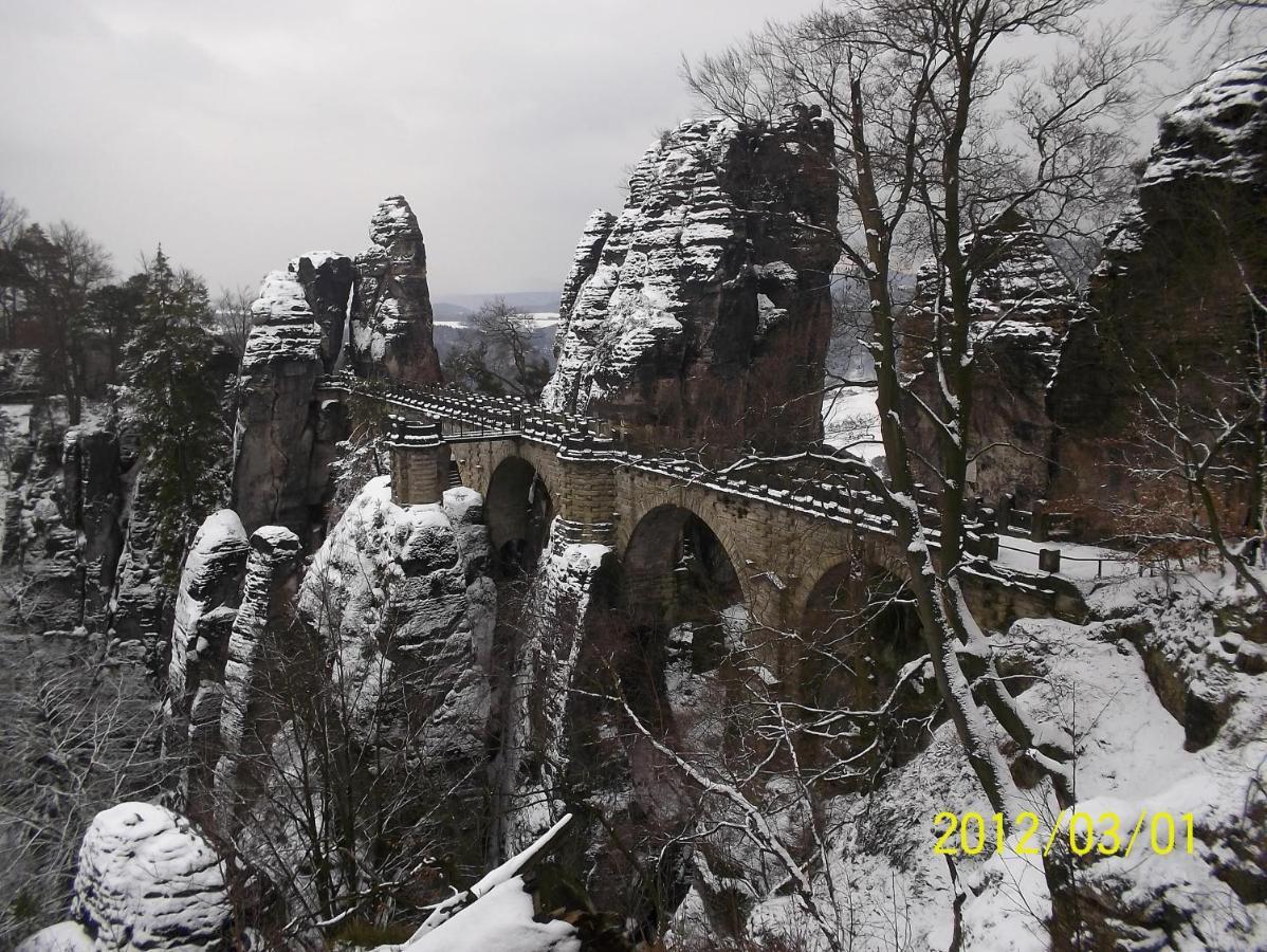 Ferienwohnung Zum Lilienstein Bad Schandau Buitenkant foto